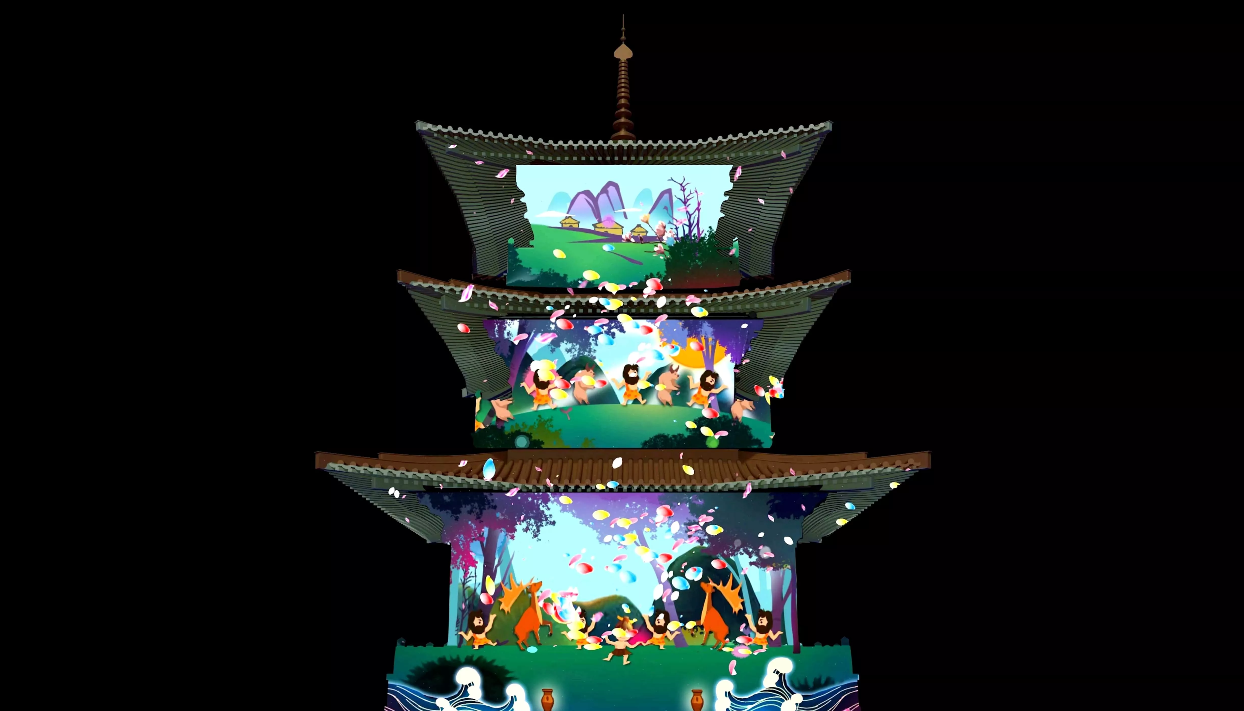 文化类裸眼3D秀